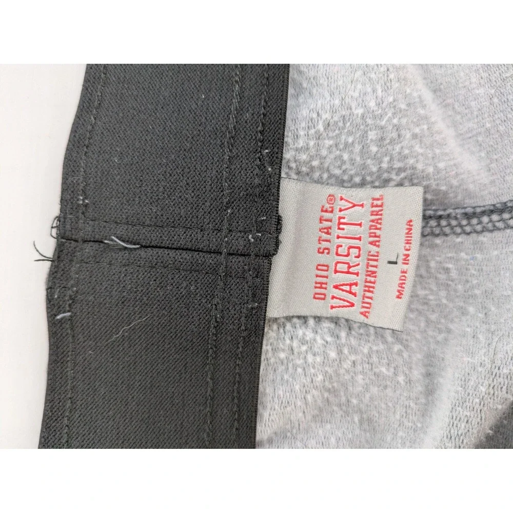 Ohio State Varsity Gray Sweatpants Mens Large Buckeyes Joggers NCAA Athleisure
